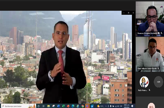Contralor de Bogotá D.C. Julián  Mauricio Ruiz en charla virtual sobre inclusión y respeto